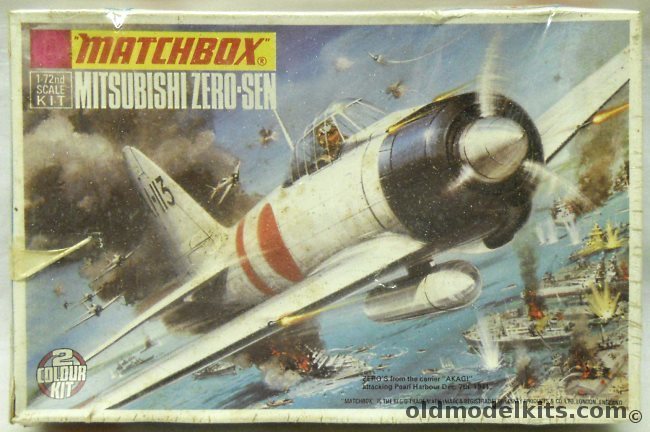 Matchbox 1/72 Mitsubishi Zero-Sen - IJN Akagi or Training Unit, PK-4 plastic model kit